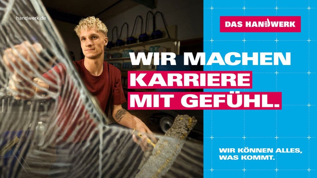 David ist Gebäudereiniger.