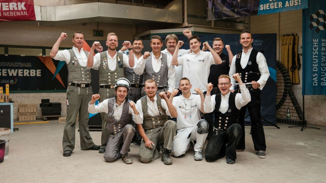 Das vom ZDB getragene Nationalteam Deutsches Baugewerbe.