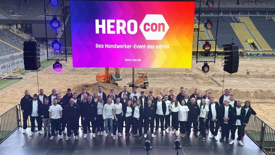 Herocon in Dortmund: Die drei besten Bewerber beim Start-up-Pitch dürfen ihr Produkt auf der Hauptbühne pitchen.