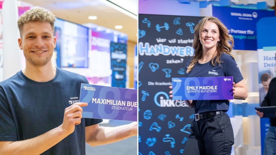 Maximilian Buerger und Emily Maichle sind Miss und Mister Handwerk 2026: Jetzt werden Nachfolger für die beiden gesucht.