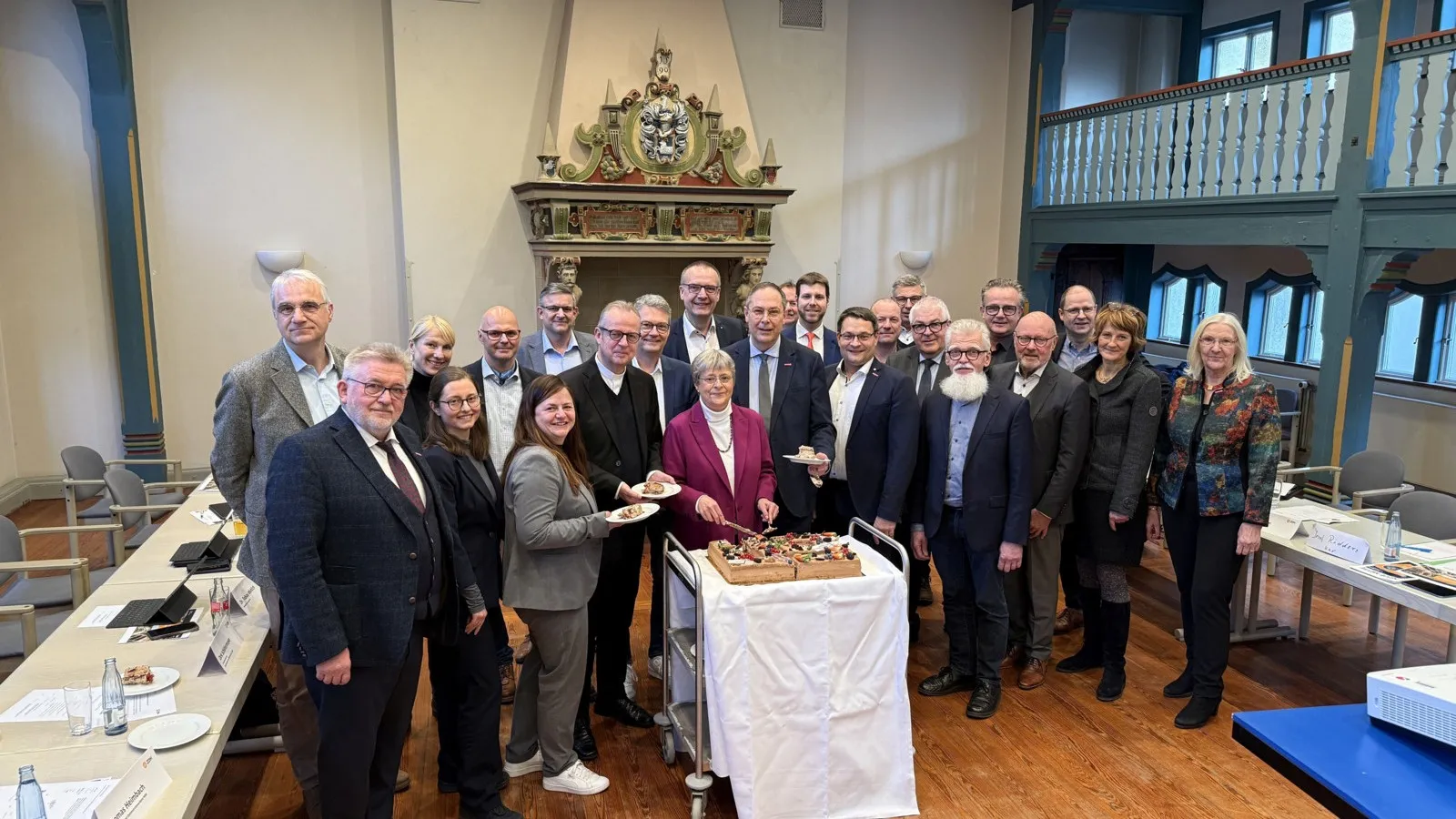 Der Besprechungskreis Kirche-Handwerk hat sich 2026 in der Handwerkskammer Braunschweig-Lüneburg-Stade getroffen.
