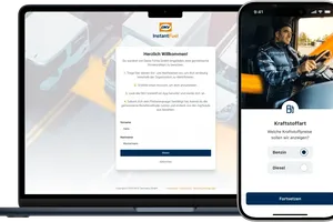 Schritt 3: Die Fahrer bestätigen die Einladung, laden die App herunter und können direkt lostanken.