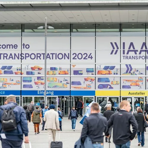 Eingang zur IAA Transportation