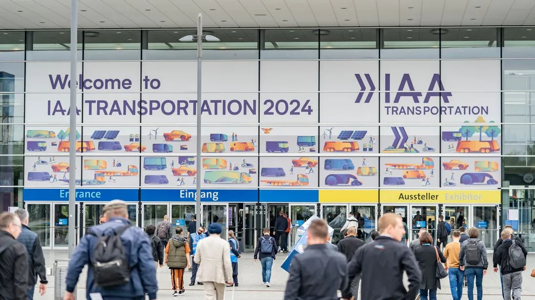 Eingang zur IAA Transportation