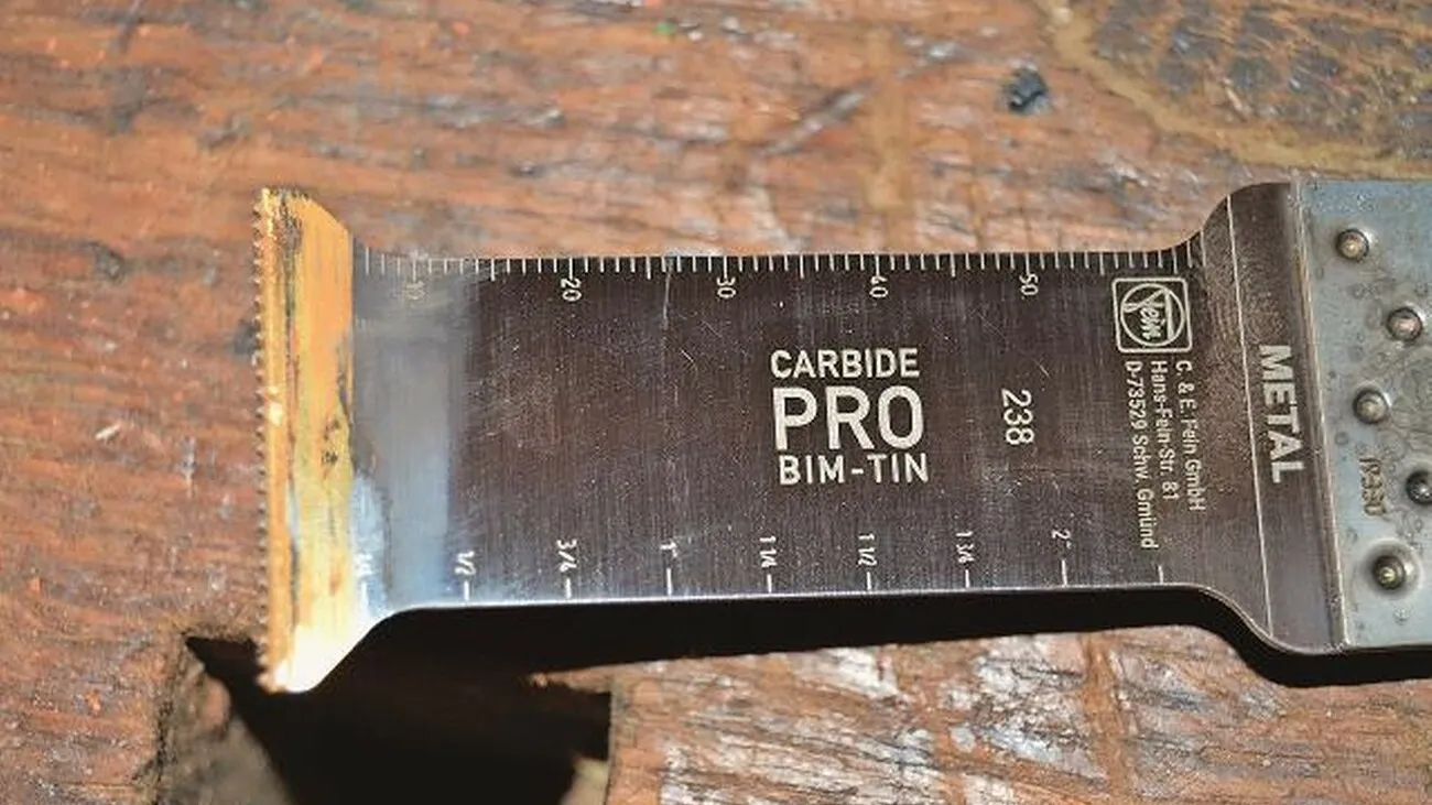 Das Sägeblatt „E-Cut Carbide Pro BiM-TiN“.