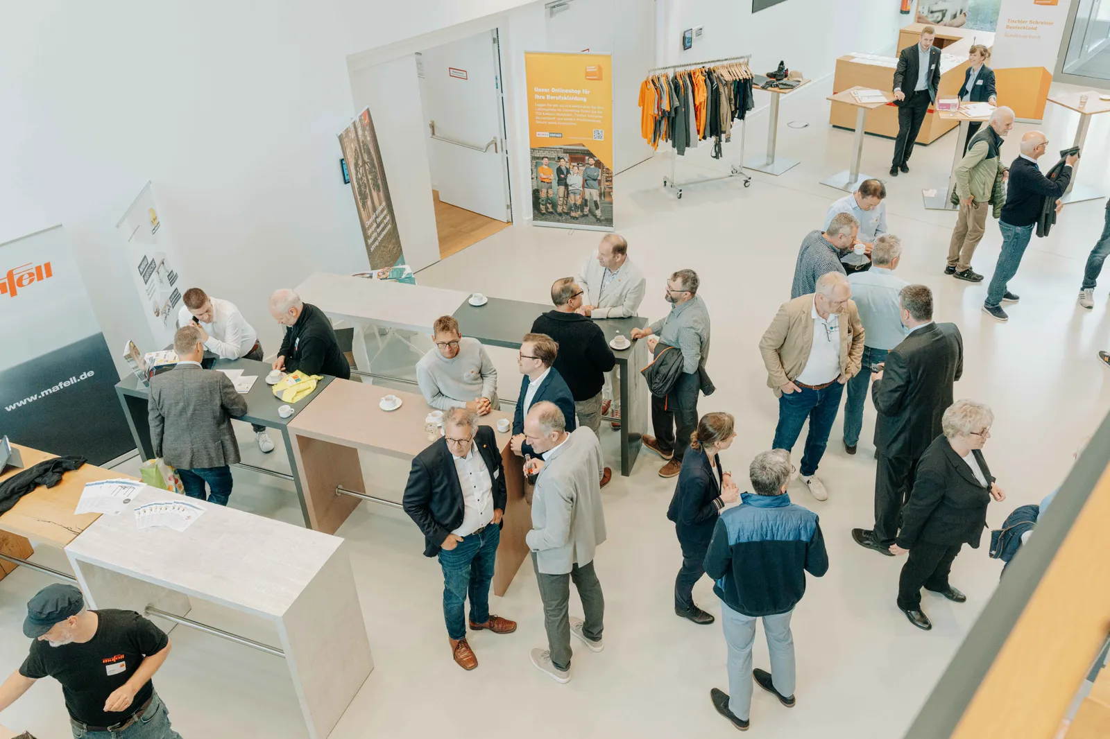 Showroom für das Innovationsprojekt „Ergonomie der Werkstatt“ im Kompetenzzentrum des TSD-Projektpartners Remmers.