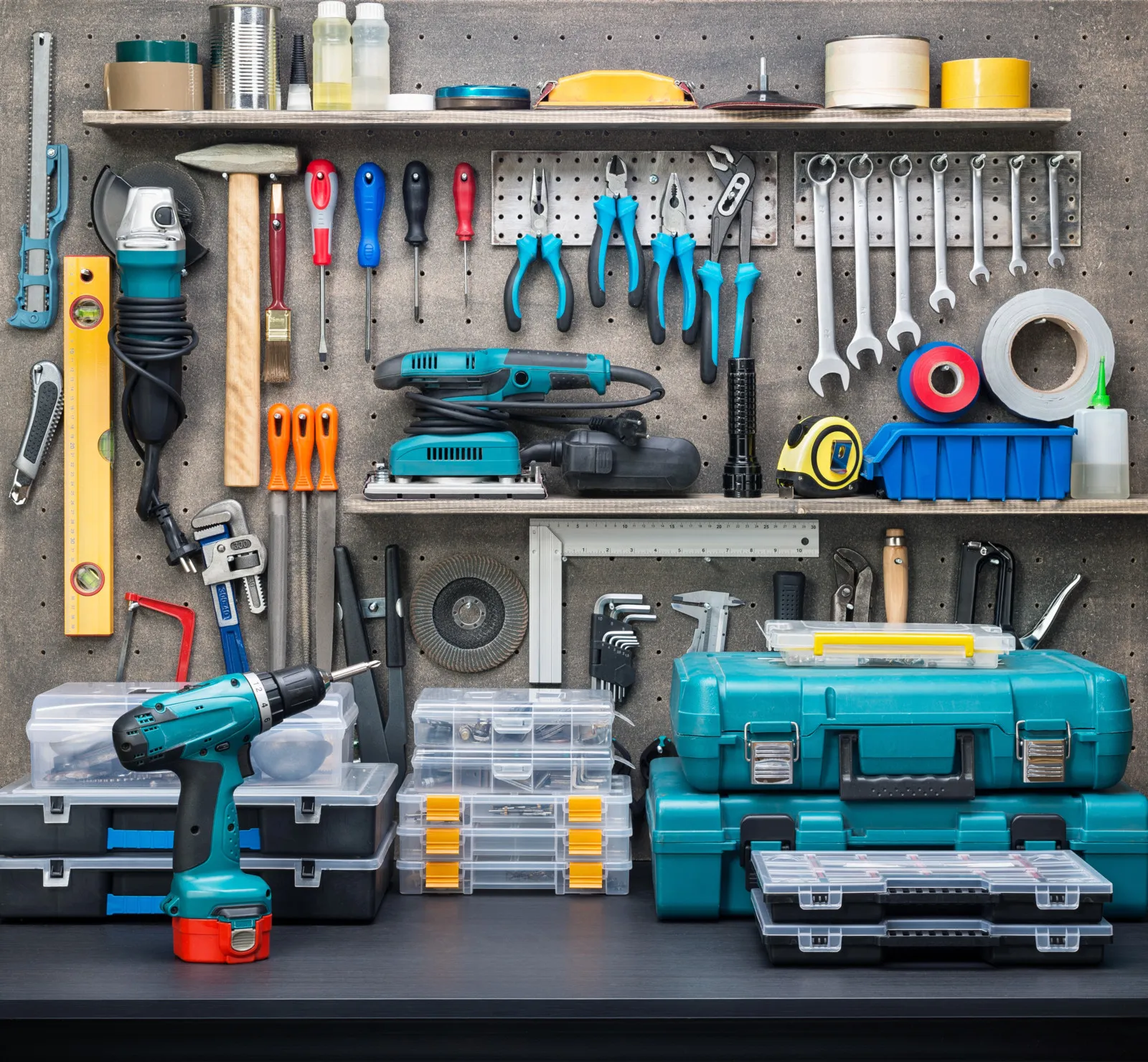 Perfekt wird eine  Werkstatt vielleicht nie organisiert sein, aber Struktur hilft im Arbeitsalltag.
