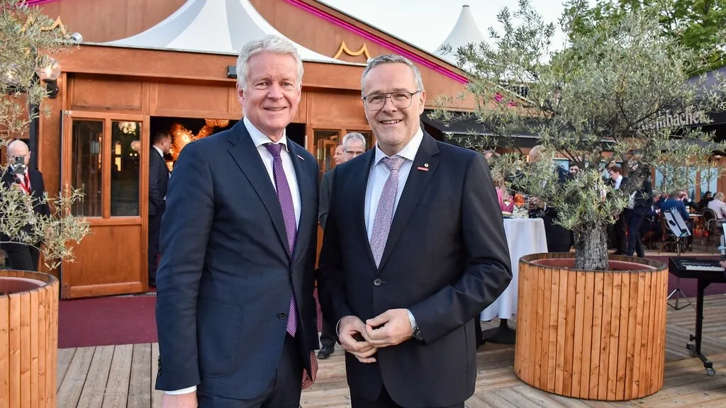 Die Gastgeber: Holger Schwannecke, ZDH- Generalsekretär und Jörg Dittrich, ZDH-Präsident (v.l.)