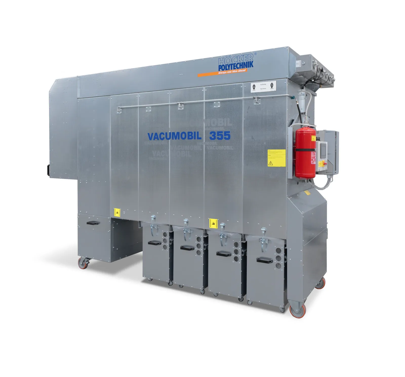 Der neu entwickelte Vacumobil 355 Entstauber hat einen maximalen Volumenstrom von bis zu 10.000 m3/h.