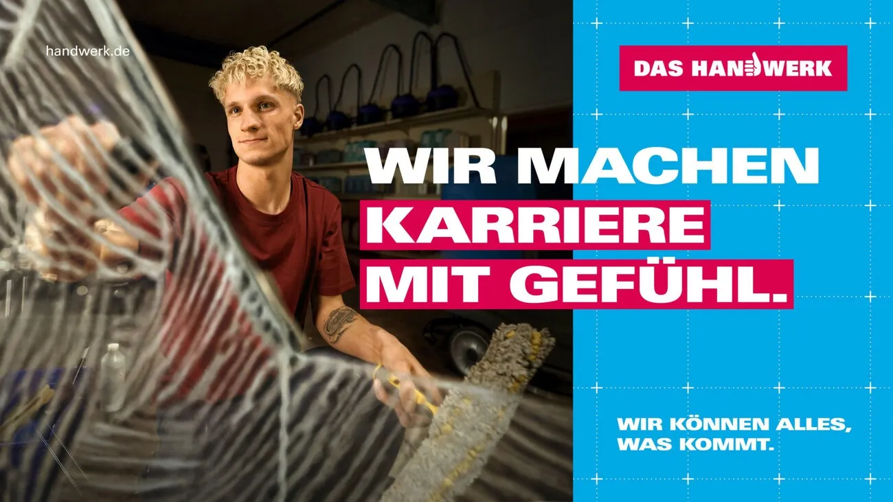 David ist Gebäudereiniger.