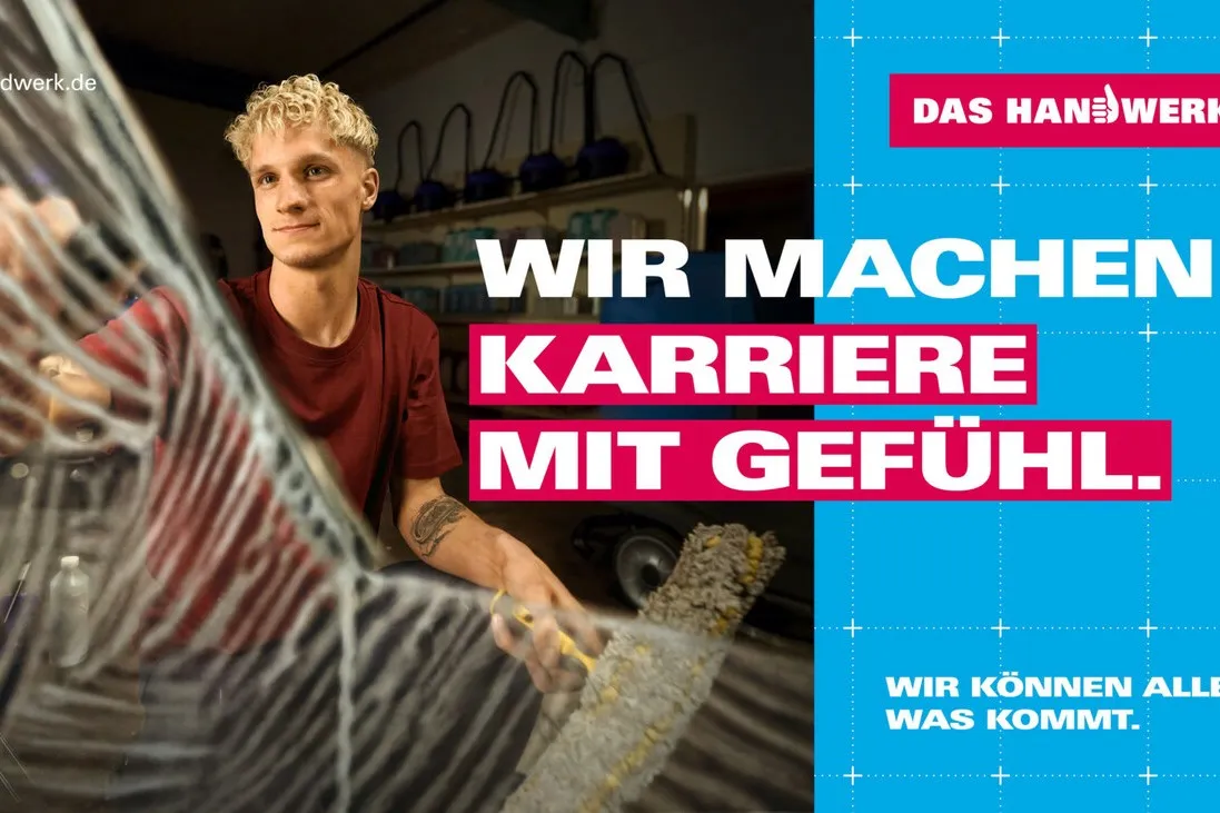 David ist Gebäudereiniger.