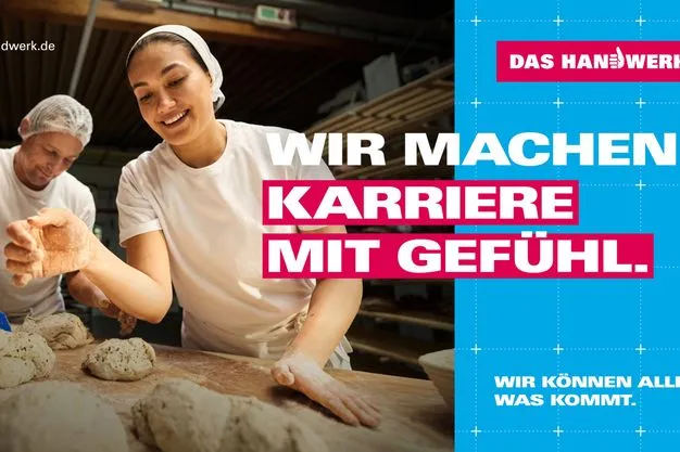 Lohnende Karrierewege im Handwerk will die Imagekampagne des Handwerk mit ihrem neuen Motto aufzeigen.