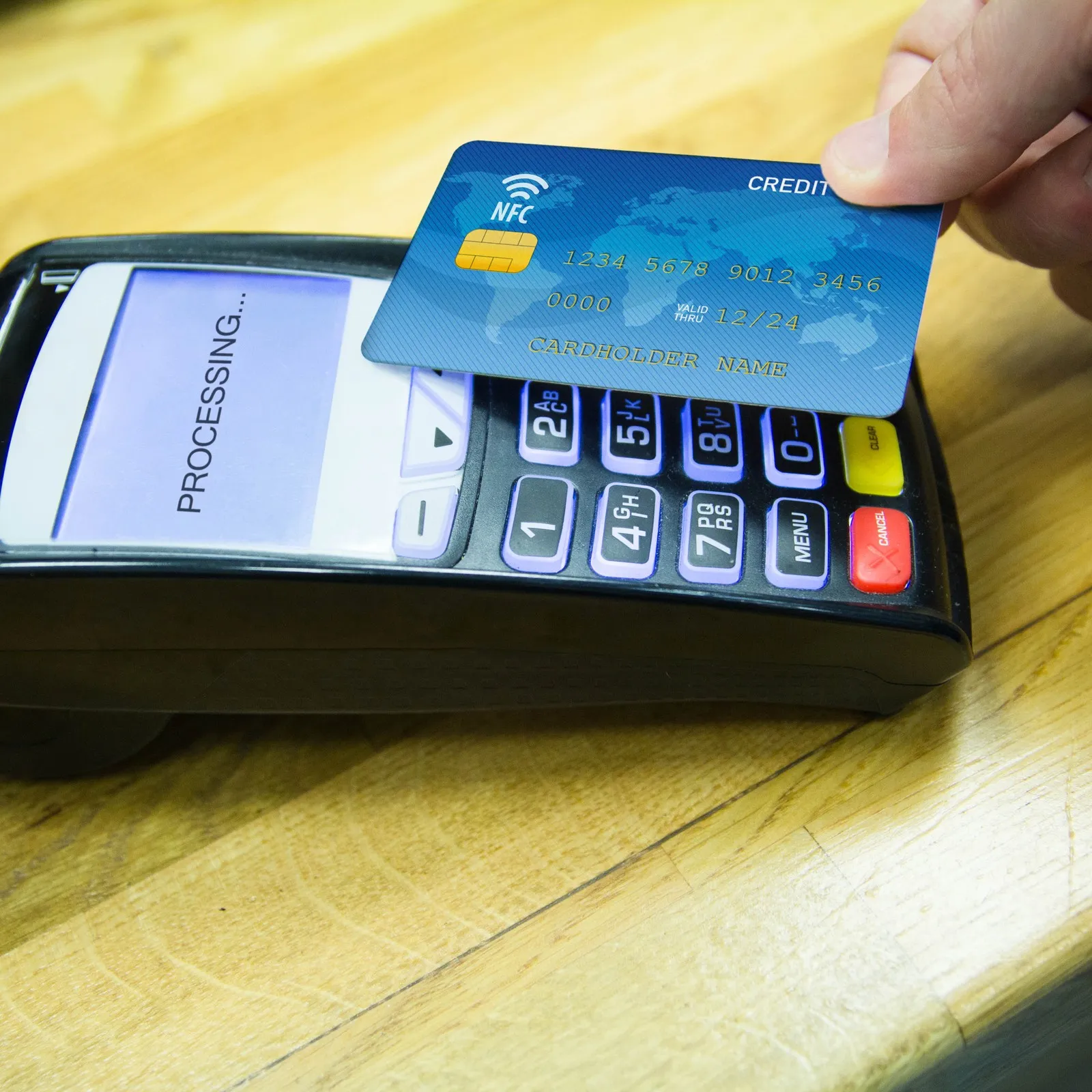 Kontaktloses Zahlen mit NFC-Technik