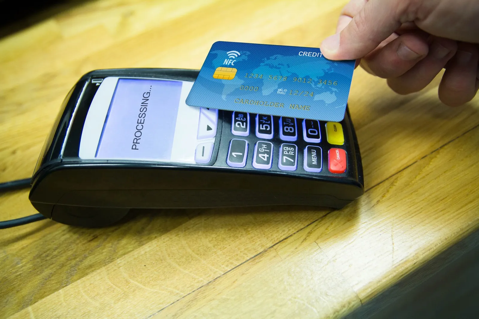 Kontaktloses Zahlen mit NFC-Technik