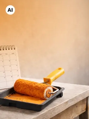 Farbrolle und Kalender