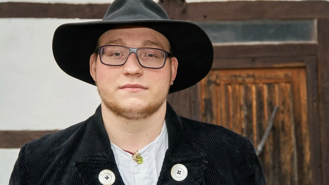 Porträtfoto von Wandergeselle Vogtlaender.