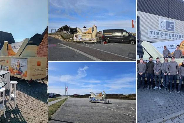 Innungstischlereien und Touristen-Hotspots auf Sylt: Rund 20 Stationen hat der Hobel auf seiner Reise besucht.