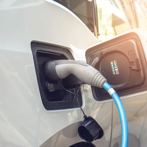 Elektroauto beim Laden