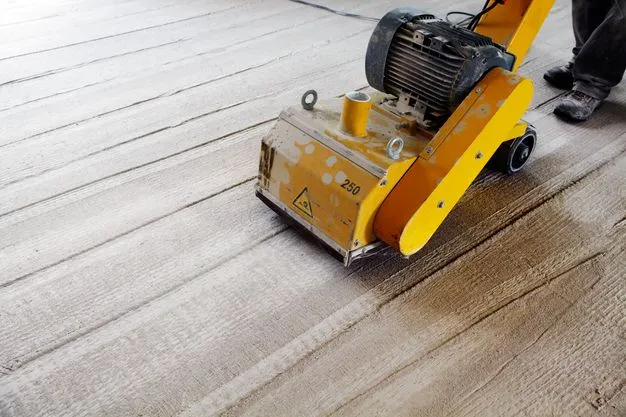 maschine schleift boden ab