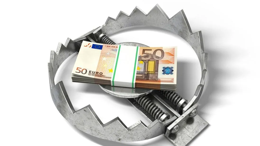 Falle mit Geld