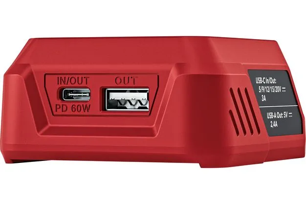Dank USB-A- und USB-C-Anschluss können mit dem Adapter gleich zwei Geräte gleichzeitig geladen werden – vom Smartphone bis zum Notebook.