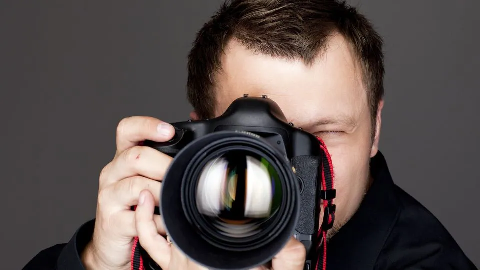 Fotograf macht ein Bild