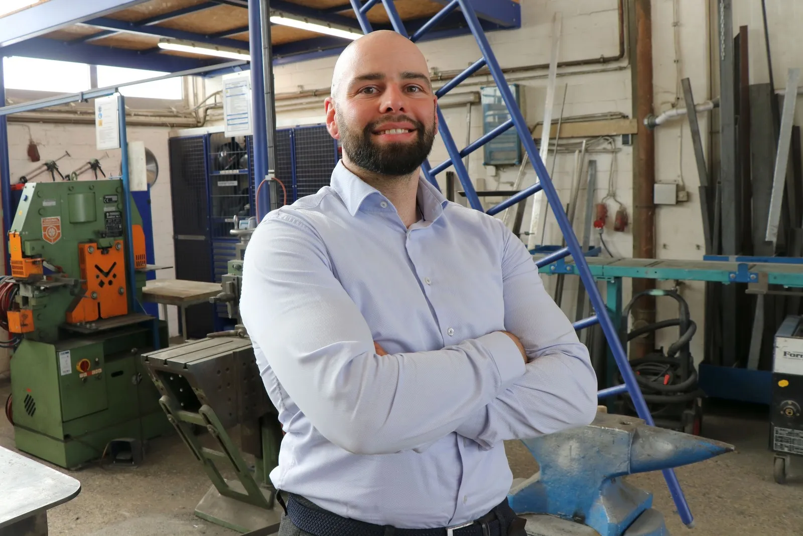 Personalmanager Florian Fürstenberg von Metallbau Burckhardt