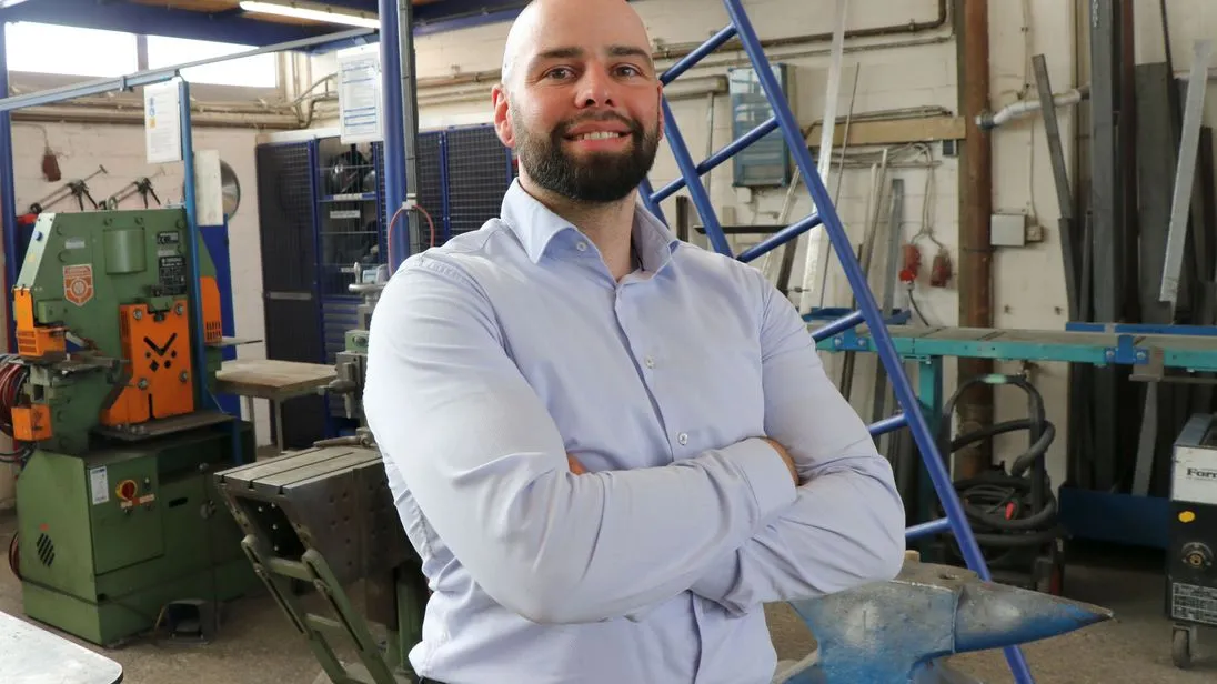Personalmanager Florian Fürstenberg von Metallbau Burckhardt