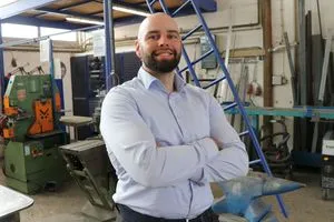 Personalmanager Florian Fürstenberg von Metallbau Burckhardt