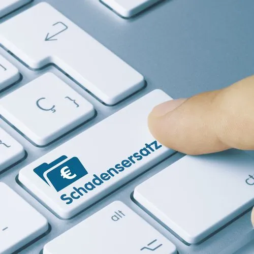 Computer-Tastatur mir Schadenersatz-Taste