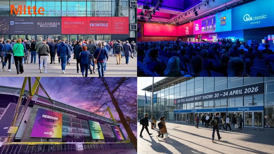 Ob Holz-Handwerk, Zukunft Handwerk. HeroCon onder Hannover Messe: 2026 gibt es viele Termine, die für Handwerker interessant sind.