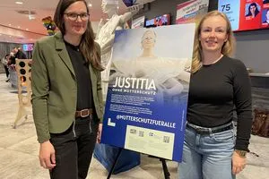 Setzen sich für den Mutterschutz für Selbstständige ein: Tischlermeisterin Johanna Röh und Unternehmerin Joana Kurtin.