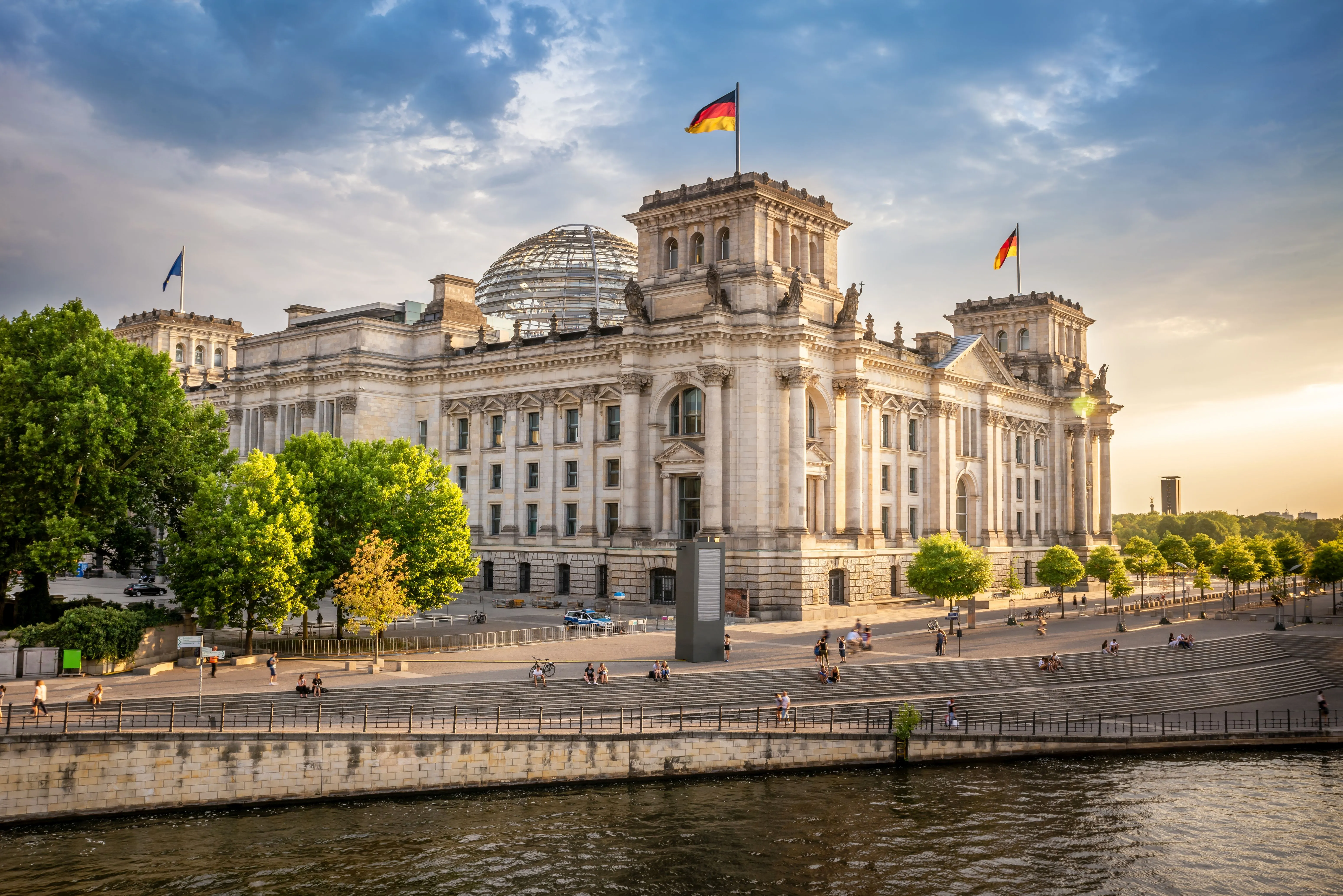 Der Bundestag in Berlin.