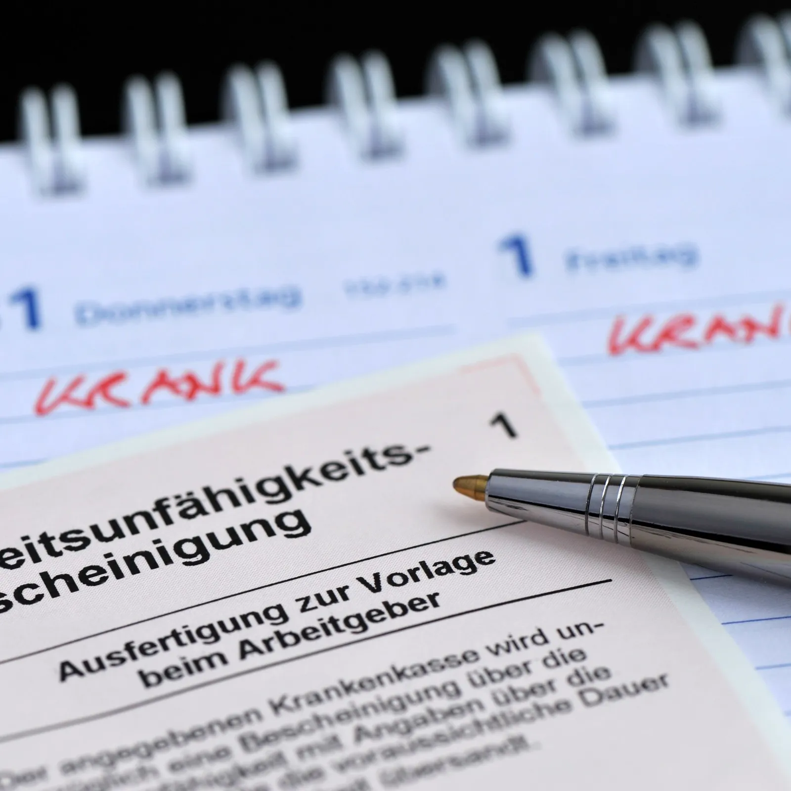 Arbeitsunfähigkeitsbescheinigung