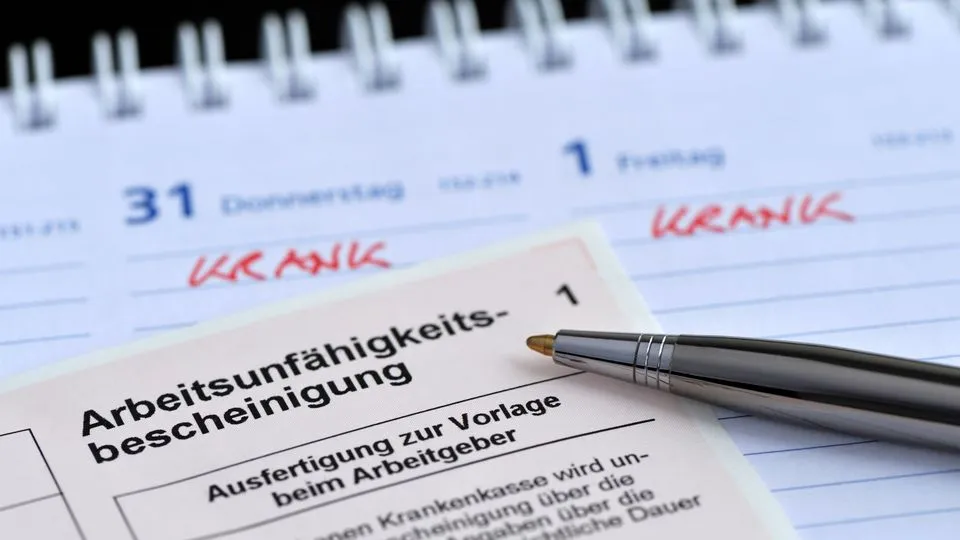 Arbeitsunfähigkeitsbescheinigung