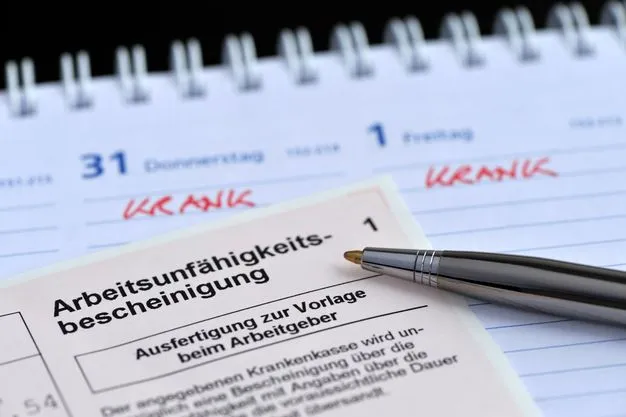 Arbeitsunfähigkeitsbescheinigung