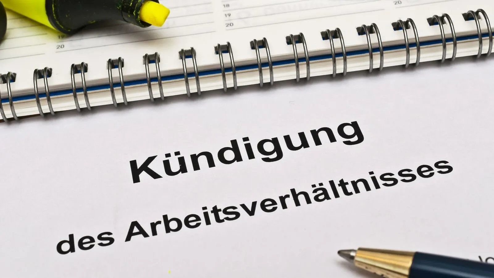 Die Kündigung eines Arbeitsvertrages muss formal korrekt ablaufen.