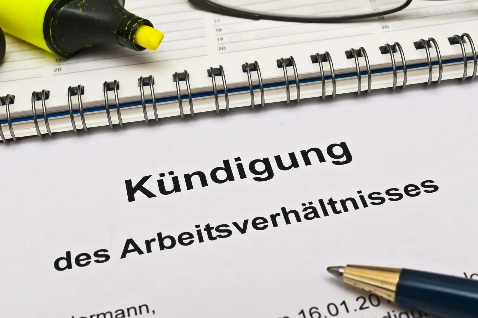 Die Kündigung eines Arbeitsvertrages muss formal korrekt ablaufen.