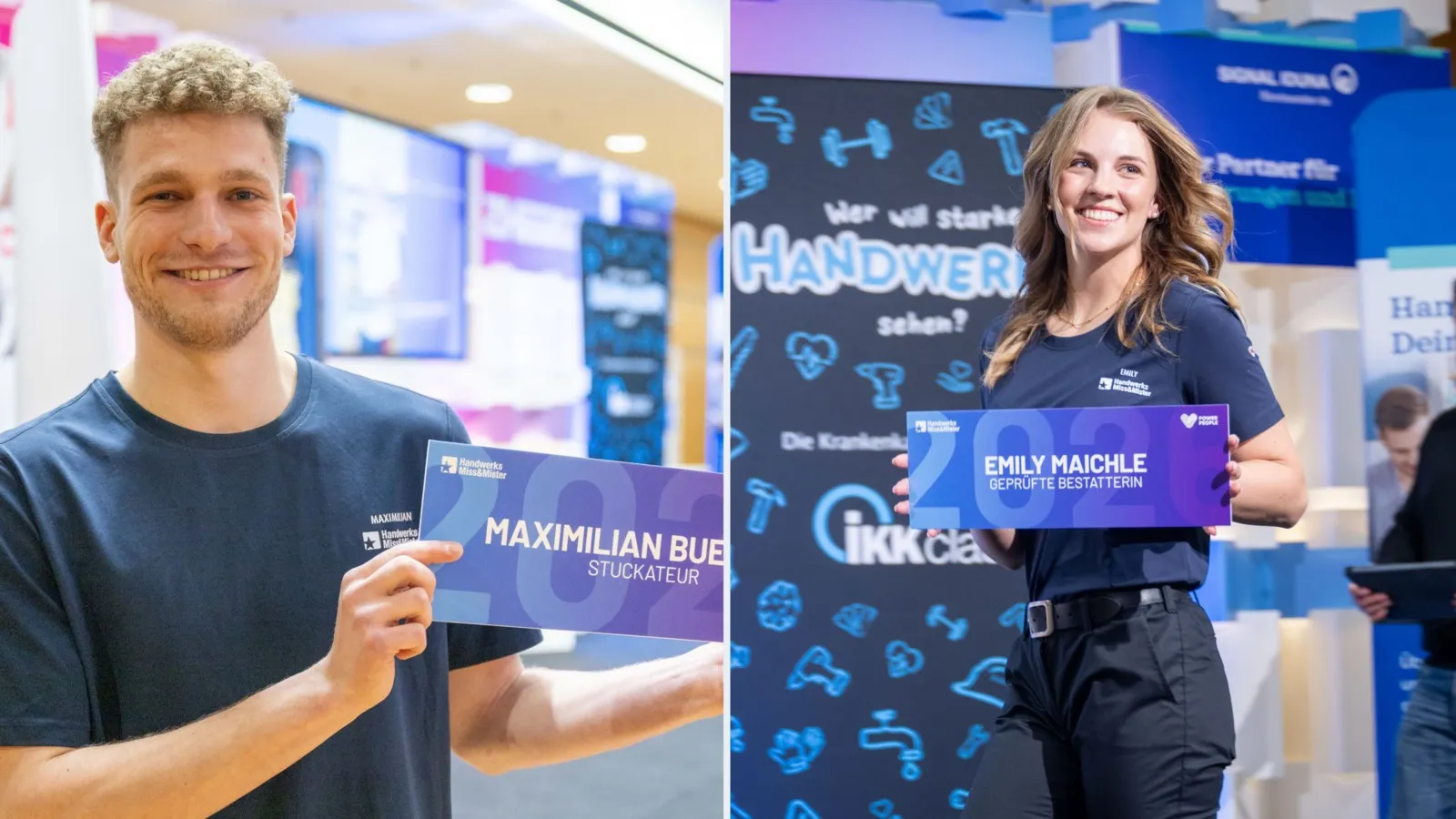 Maximilian Buerger und Emily Maichle sind Miss und Mister Handwerk 2026: Jetzt werden Nachfolger für die beiden gesucht.