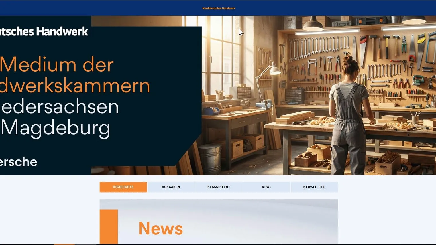 Norddeutsches Handwerk E-Paper, Symbolbild