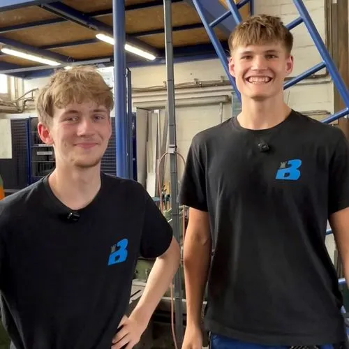 Azubis bei Metallbau Burckhardt in Isernhagen bei Hannover