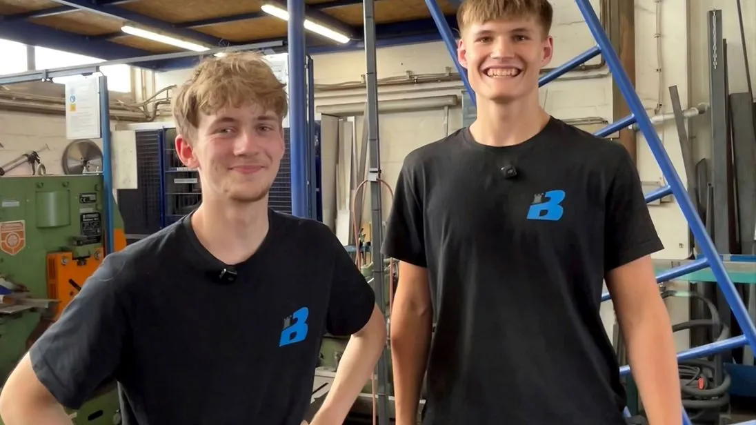 Azubis bei Metallbau Burckhardt in Isernhagen bei Hannover