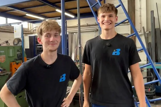 Azubis bei Metallbau Burckhardt in Isernhagen bei Hannover