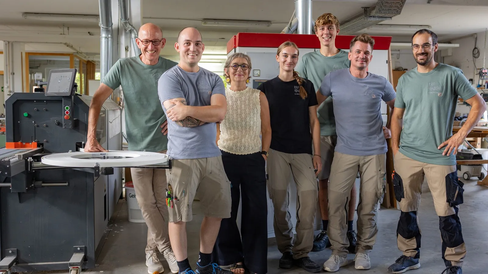 Das Team der Schreinerei Hendgen.