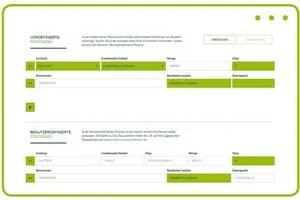 Die Eingabemaske enthält Vorschläge für Emissionsträger. So soll Betrieben die Auflistung erleichtert werden.