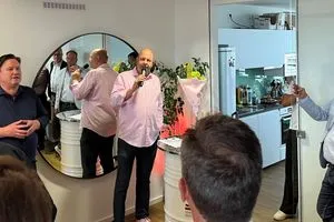 SDH-Geschäftsführer Ralf Baumeister bei der Jubiläumsfeier in München