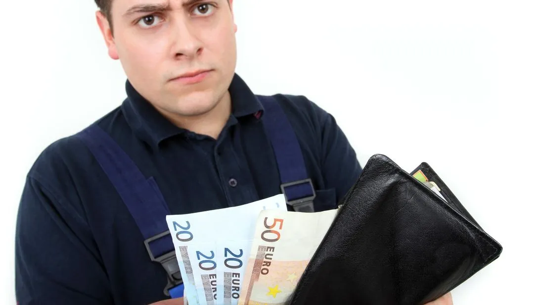 unzufrieden mit dem Geld