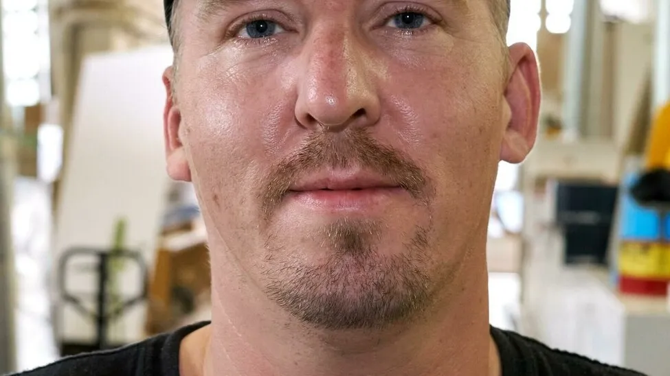 Foto von Tischlergeselle Oliver Rupp.