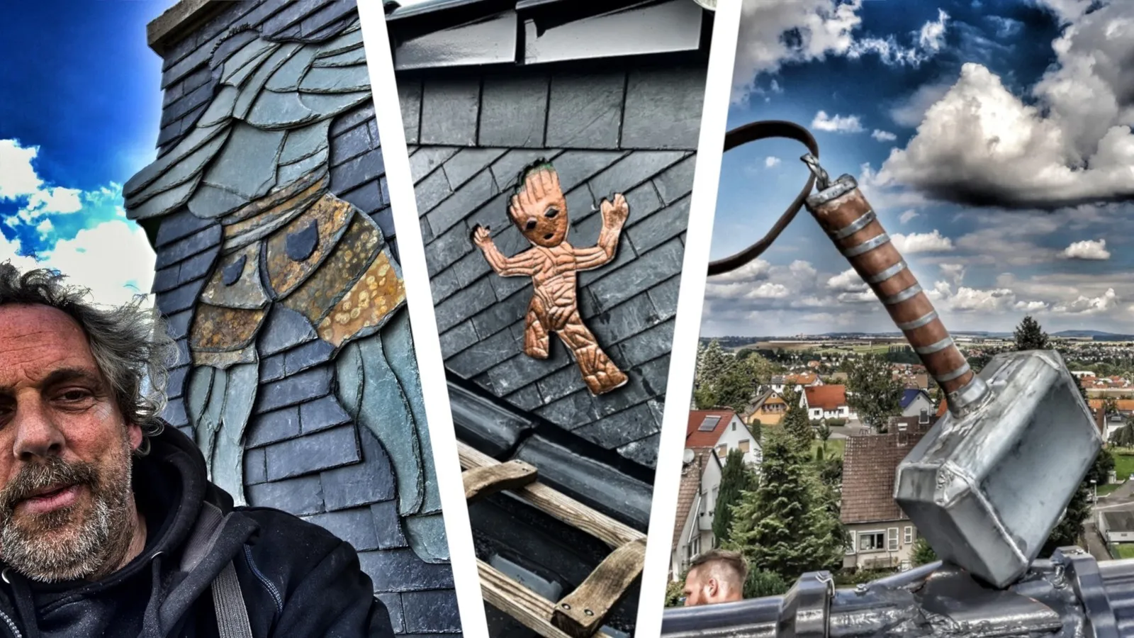 Dieser Dachdecker macht Comic-Träume wahr