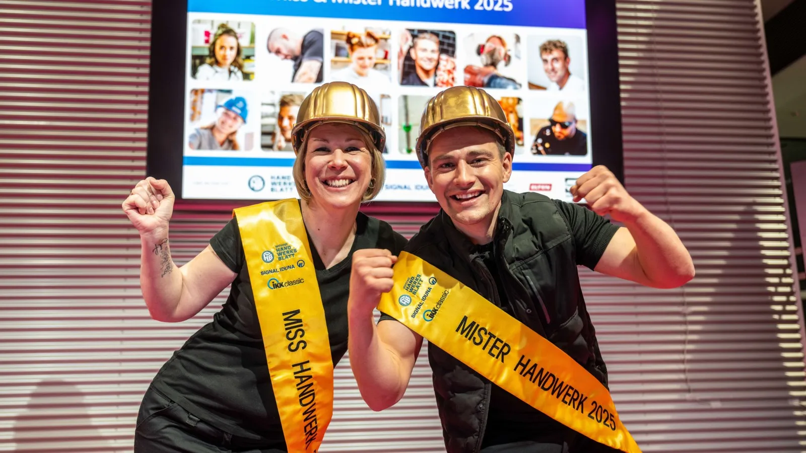 Katja Lilu Melder und Marius Karl Hanten wurden 2025 zu Miss und Mister Handwerk gekürt. Im März entscheidet eine Jury, wer die neuen Titelträger sind.